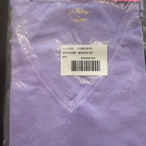 Lilly Pulitzer NWT Medium Tee shirt Lilly's Lilac